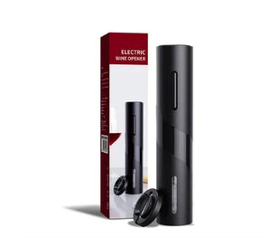 Abridor de Vinho SMART WINE VF Elétrico Recarregável - USB + 3 Super Brindes - Kit com Aerador e Rolha à Vácuo - SUPER LANÇAMENTO